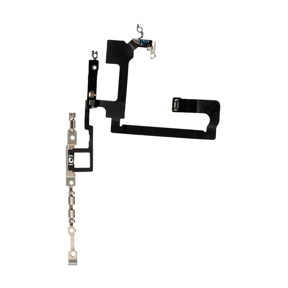 iPhone 14 Plus Power Button Flex Cable Replacement with Metal Bracket