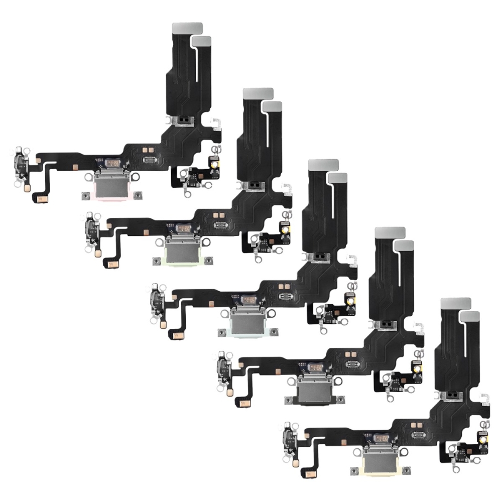 iPhone 15 Replacement Charging Port With Microphone Flex Cable